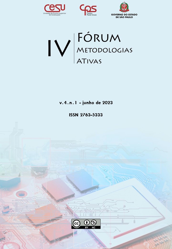 					Visualizar v. 4 n. 1 (2023): Fórum de Metodologias Ativas
				