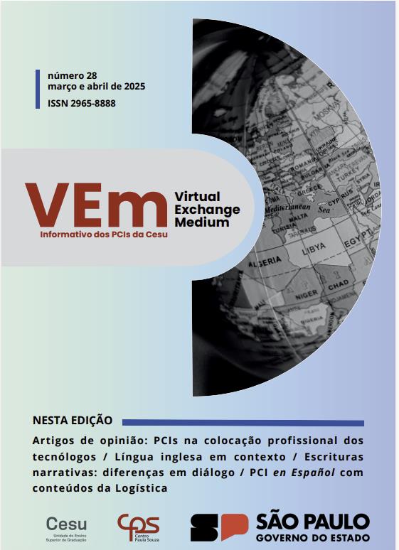 Visualizar n. 28 (2025): VEm: Virtual Exchange Medium - nº 28